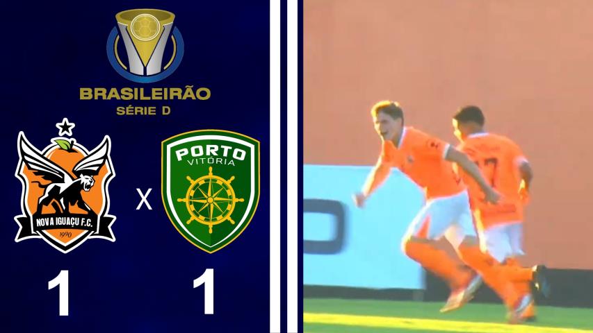 Brasileiro Série D 2025 - 14ª Rodada - Nova Iguaçu 1x1 Porto Vitória