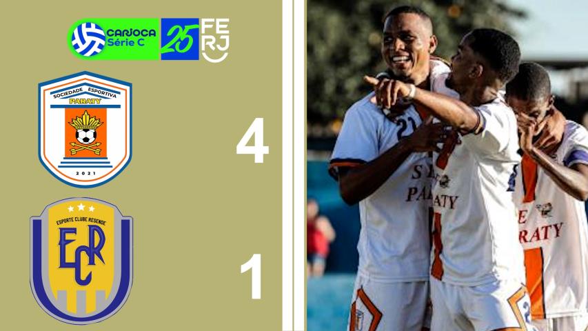 Carioca Série C Profissional (2025) -taça Waldir Amaral - 11ª ROD. - Paraty 4x1 Ec Resende