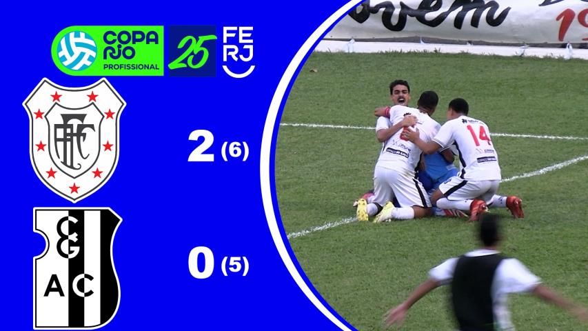 Copa Rio de Profissionais 2025 - 1ª Fase - Jogo de Volta - Americano 0(5) X (6)0 Campo Grande