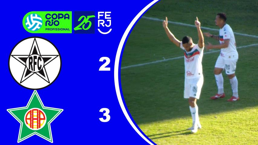 Copa Rio de Profissionais 2025 - 2ª Fase - Jogo de Ida - Resende 2x3 Portuguesa