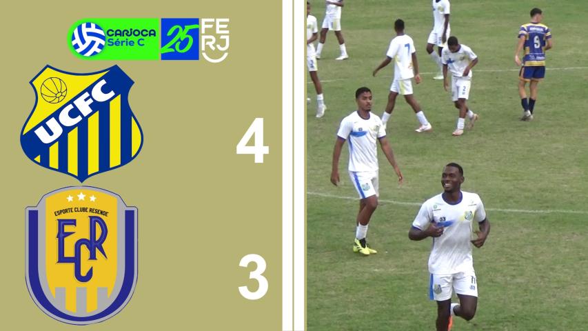 Carioca Série C Profissional (2025) - Taça Waldir Amaral - 8ª Rodada - União Central 4x3 Ec Resende