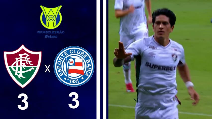 Brasileiro Série a 2025 - 19ª Rodada - Bahia 3x3 Fluminense