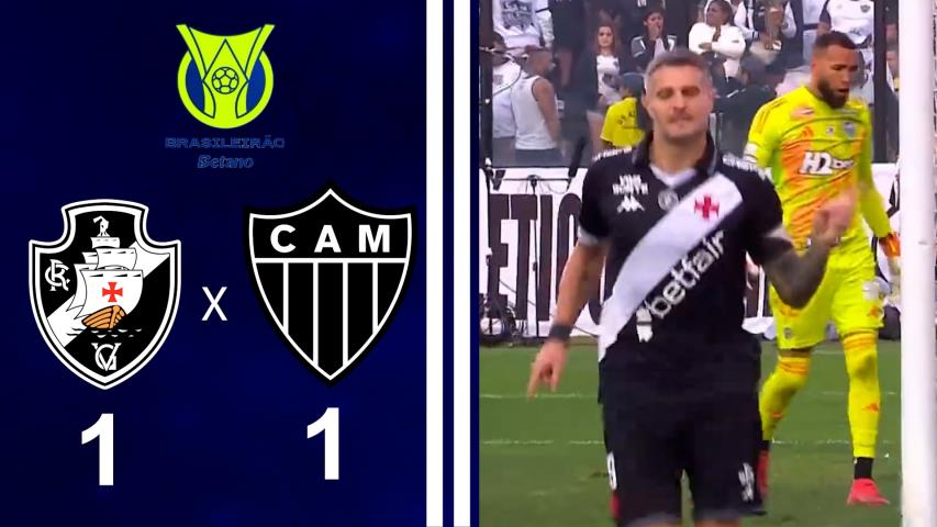 Brasileiro Série a 2025 - 19ª Rodada - Vasco 1x1 Atlético Mineiro