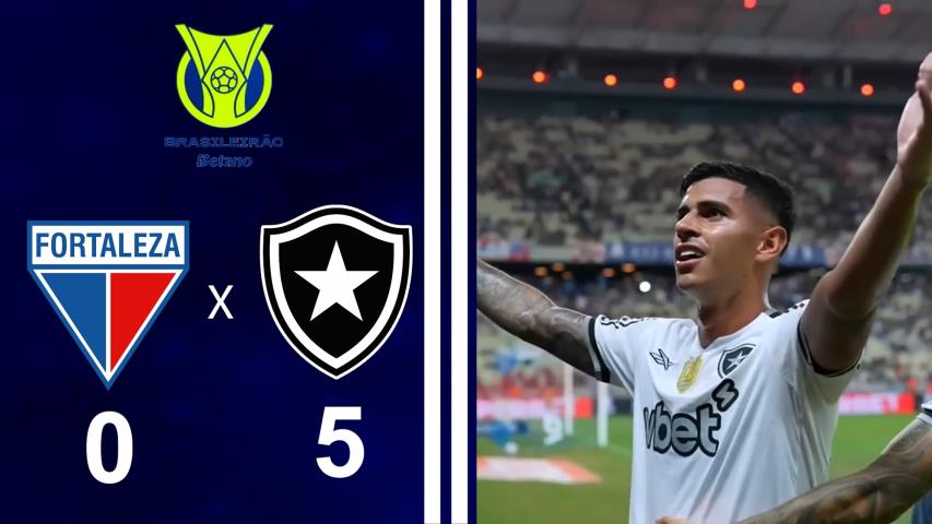 Brasileiro Série a 2025 - 19ª Rodada - Fortaleza 0x5 Botafogo
