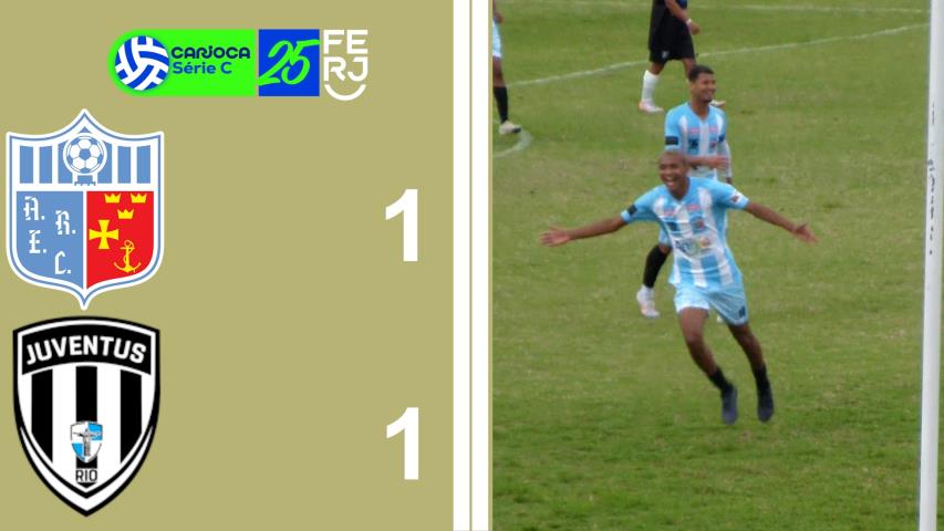 Carioca Série C Profissional (2025) -taça Waldir Amaral - 13ª ROD. - Angra 1x1 Juventus