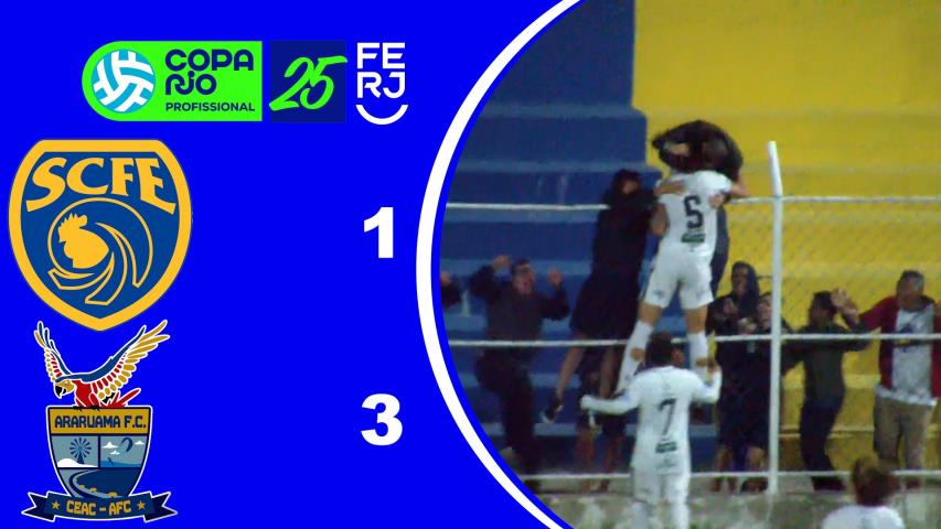 Copa Rio de Profissionais 2025 - 2ª Fase - Jogo de Volta - Sampaio Correa 1x3 Araruama