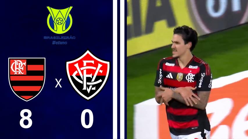 Brasileiro Série a 2025 - 21ª Rodada - Flamengo 8x0 Vitória