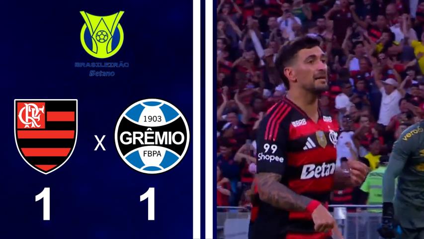 Brasileiro Série a 2025 - 22ª Rodada - Flamengo 1x1 Grêmio