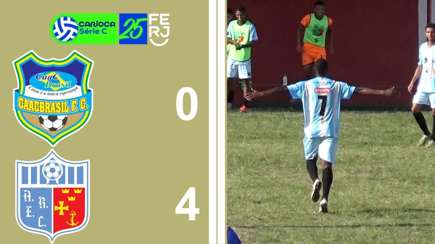 Carioca Série C Profissional (2025) -taça Waldir Amaral - 12ª ROD. - Caacbrasil 0x4 Angra