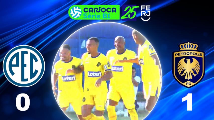 Carioca Série B1 Profissional (2025) - Taça Corcovado - 3ª Rodada - Paduano 0x1 Petrópolis 