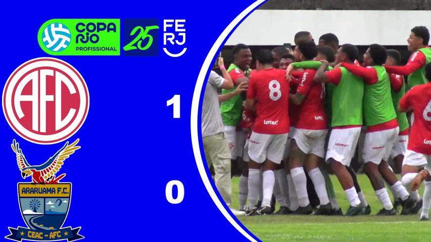 Copa Rio de Profissionais 2025 - Semifinal - Jogo de Volta - America 1x0 Araruama