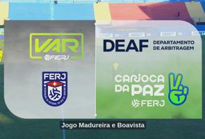 QUARTAS DE FINAL - MADUREIRA X BOAVISTA - CHECAGEM DE UM POSSÍVEL TIRO PENAL