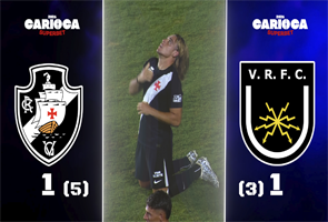 CARIOCA SUPERBET 2026 - QUARTAS DE FINAL -  VASCO 1(5)X(3) 1 VOLTA REDONDA