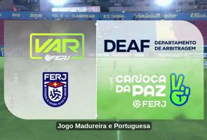 4ª Rodada - MADUREIRA X PORTUGUESA - Checagem de um Possível Cartão Vermelho