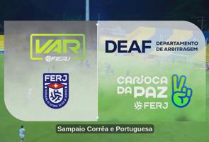 2ª RODADA - GRUPO X - SAMPAIO CORRÊA X PORTUGUESA - REVISÃO DE UM POSSÍVEL TIRO PENAL