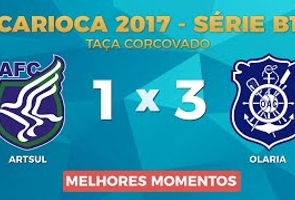 Melhores Momentos - Artsul 1 X 3 Olaria - Tç Corcovado - 8ª Rodada - Returno