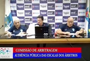 Audiência Pública da Escala dos Árbitros