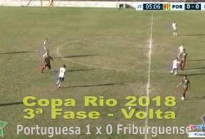 Copa Rio 2018 - Portuguesa 1 X 0 Friburguense - 3ª Fase - Jogo de Volta