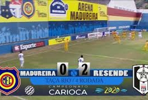 Madureira X Resende  - Taça Rio - 4 ° Rodada