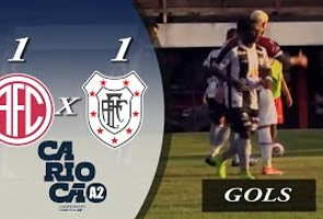 America 1x1 Americano - 3ª Rodada - Taça Santos Dumont 2022