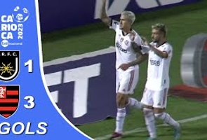 Volta Redonda 1x3 Flamengo - Taça Guanabara 2023 - 8ª Rodada