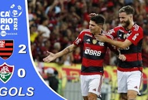 Flamengo 2x0 Fluminense  - Final Estadual - Jogo de Ida