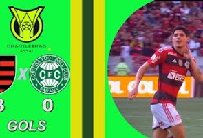 Flamengo 3x0 Coritiba - 1ª Rodada - Brasileiro Serie a 2023