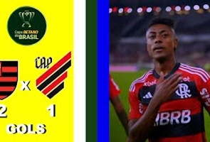 Flamengo 2x1 Athletico Pr - Copa do Brasil 2023 - Quartas de Finais - Jogo de Ida