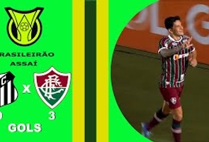 Santos 0x3 Fluminense - 36ª Rodada - Brasileiro Serie a 2023