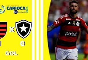 Flamengo 1x0 Botafogo - Cariocão 2024 - Taça Guanabara - 7ª Rodada