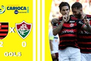 Flamengo 2x0 Fluminense - Cariocão 2024 - Taça Guanabara - 10ª Rodada
