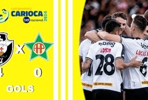 Vasco 4x0 Portuguesa - Cariocão 2024 - Taça Guanabara - 11ª Rodada