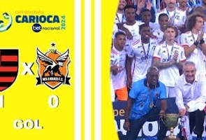 Flamengo 1x0 Nova Iguaçu - Carioca Betnacional 2024 - Final - Flamengo Campeão