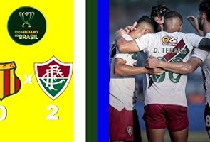 Sampaio Correa 0x2 Fluminense - Copa do Brasil - 3ª Fase - Jogo de Ida