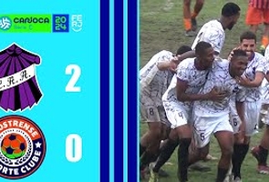 Campos 2x0 Riostrense - Carioca Série C - Taça Waldir Amaral - 3ªrodada