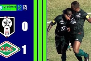 Resende 0x1 Cabofriense - Carioca Série A2 - Taça Santos Dumont - 3ªrodada